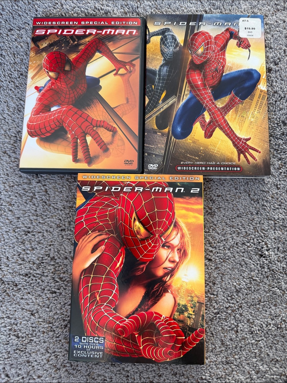 Spider-Man DVD Collection (1, 2, 3)